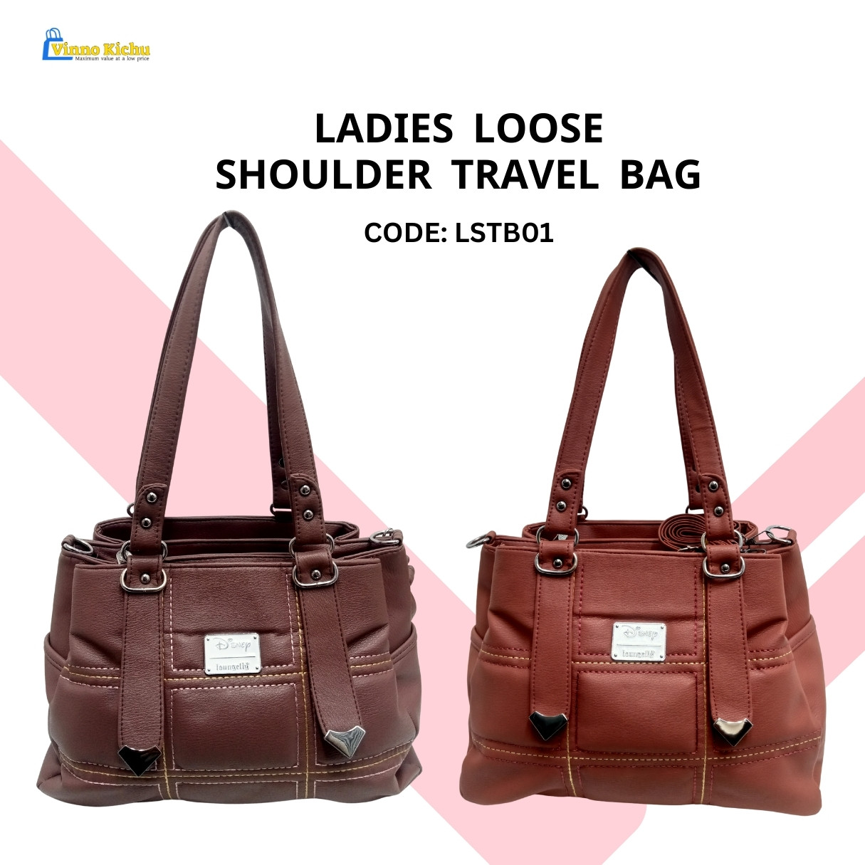 LADIES LOOSE  SHOULDER TRAVEL BAG 01