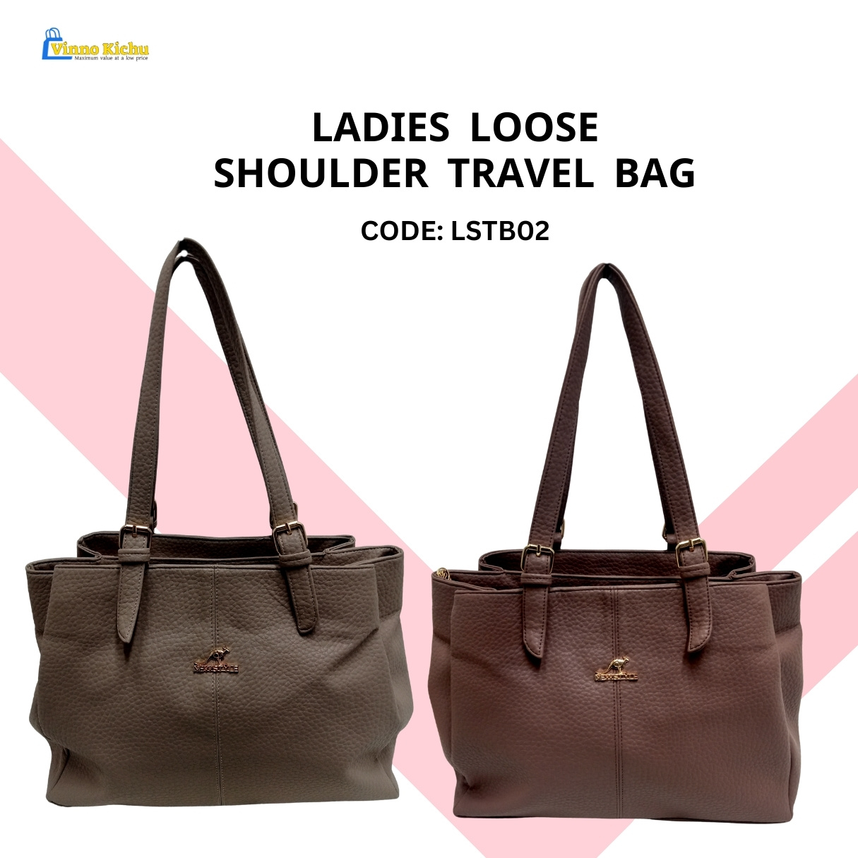LADIES LOOSE  SHOULDER TRAVEL BAG 02